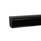 6 In X 10 Ft Black Aluminum K-style Gutter Heavy Duty Drainage 44002025120