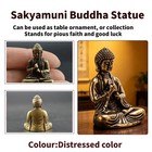 Buddha Statue Bronze Buddha Statue Chinese Buddhism Pure Copper Bronze6562