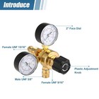 Argon Co2 For Lincoln Mig Tig Flow Meter Welding Regulator Welder Gauge Gas hose