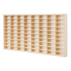 80 Grid Wooden Display Case For 1 64 Toy Car Model Wall Mounted Storage Stand Us