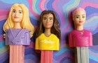New 2026 Barbie Trio euro Pez Set blond brunette   Pink Hair loose mint