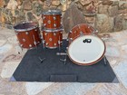 Dw Collectors Maple   Mahogany 4pc Drum Kit With Rare 23  Bass Drum   