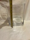Lot Of Eight Various Size Clear Glass Vases