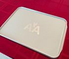 New Vintage 1960s  Eagle Logo American Airlines Pale Gray Serving Tray 16  X 11 