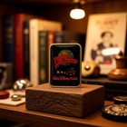 Vintage 1991 Planet Hollywood Pin Collectible Gold   Black Rectangular Lapel