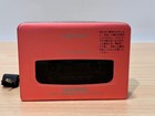 Sony Walkman Wm-ex633 Pink Portable Cassette Player Auto Reverse Vintage Audio