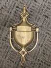      Vintage Solid Brass Door Knocker     Classic Design     Heavy   Elegant     Antique