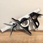 Starrett Combination Square Hardened 12 Inch Set  4r Grads Satin Chrome Blade 