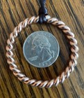 Tensor Ring  1 4 Sacred royal Cubit Pendent  144 Mhz  Emf Protection  Brazed    