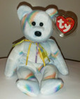 Ty Beanie Baby Cheery The Sunshine Bear  8 5 Inch  New Mwmts Stuffed Animal Toy