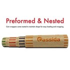 Cassida Preformed Coin Roll Wrappers  100 Assorted Pack Penny Nickel Dime Qua   