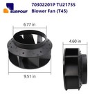 70302201p Tu21755 Blower Fan Assembly 9 51 Od  t45  For Huebsch Speed Queen Etc