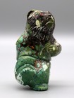 Eddington Hannaweeke Turquoise Zuni Basketball Coach Bear Fetish
