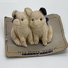 United Design Itty Bitty World Miniature Pig Figurine