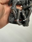 Antique 19th Century Indian Tibetan Bronze Statue Of Shiva Parvati And Ganesha