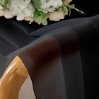 2 Panels Extra Long Sheer Window Curtains 120 40 w X 120 l  pack Of 2  Black