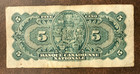 1935 Canada  5 National Bank Of Canada  French Banknote