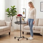 Bird Stand With Wheels 60cm  Dark Gray
