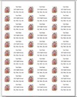150 Birdhouse  Flowers Bird  Mailing Return Address Labels Personalized