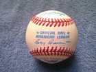 President George H Bush Signed Official American League Baseball Psa Loa