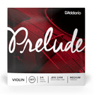 D addario J810 3 4m Prelude Violin String Set 3 4 Scale Medium Tension