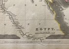 David Burr-original Hand Colored Map-1834-egypt-illman   Pilbrow-rare