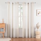 Silver Curtain Rods For Windows 48 To 84 Inch  Max 90 Inch  5 8 Inch Diameter   