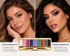 9 Colors Glitter Eyeshadow Palette   Makeup Cosmetic Brush Small Set New Eye Sha
