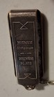 Hickok Beltogram Hickok Plate Watch Chain   Fob Spring Clasp Silver