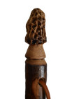 Walking Stick   Morel Mushroom   Carved   Morel Hiking Stick   Staff   Usa Made
