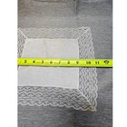 Vintage Lace 10x10 Hankie Handkerchiff Bridal Wedding