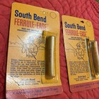 Vintage South Bend Tackle Company Fishing Rod Ferrule Ease Unused New Set Of 2