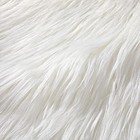 White Fluffy 60x18 Inch Fake Fur Fabric For Crafts Sewing Diy