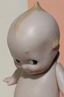 Antique Rose O neill Kewpie Jointed Arms Bisque Figurine 5 75  Incised Signature