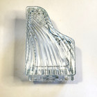 Vintage Clear Crystal Piano Trinket Box