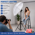 Professional Photography 33  Studio Lighting Reflective White Soft Umbrella
