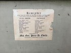 Vintage Knights Of Columbus Regalia Leather Case - Maj  Gen  Eberly Tag