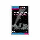 50 - Bcw Modern   Current 2-mil Mylar  Archivals Comic Book Bags 7  X 10 1 2 