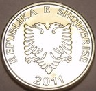 Gem Unc Albania 2011 5 Leke olive Branch With Olives Growing free Shipping