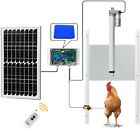 Solar Automatic Chicken Coop Door Opener With Infrared Sensor Remote Controller