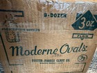 Vintage Moderne Ovals Prescription Medicine Bottles Clear 3 Oz Box Of 96