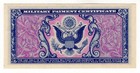 10c Military Payment Certificate Series 481 - Uncirculated