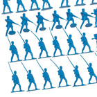 Marx Reissue Cts Civil War Union Infantry Soldiers 54mm - Lot Of 49