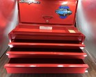 Snap-on Kra-53d 3 Drawer Tool Chest Red Metal Top Box Usa No Key Shop Used