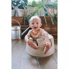 Bumbo Baby Infant Soft Floor Booster Seat Supportive Chair Safety Buckle Taupe