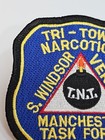 Tri-town Narcotics Task Force Iron-on Patch Ct S  Windsor Vernon Manchester