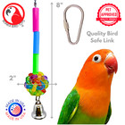 Bonka Bird Toys 1980 Swinging Wibbly Durable Forage Puzzle Fun Parrot Cage Toy