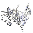 Led 5mm T1-3 4 Cool White Ultra Bright Water Clear - 10x 25x 50x Packages Us