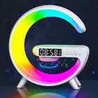 Smart G Lamp Led Bluetooth Speaker Wireless Charger Rgb Alarm Clock Light White