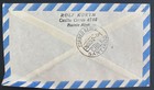 1962 Buenos Aires Argentina First Flight Airmail Cover Ffc To Santiago China